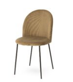 Chaise Abba velours kaki – Image 2