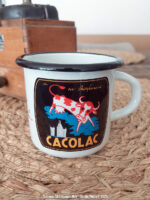 Mug métal émaillé Cacolac Email Replica