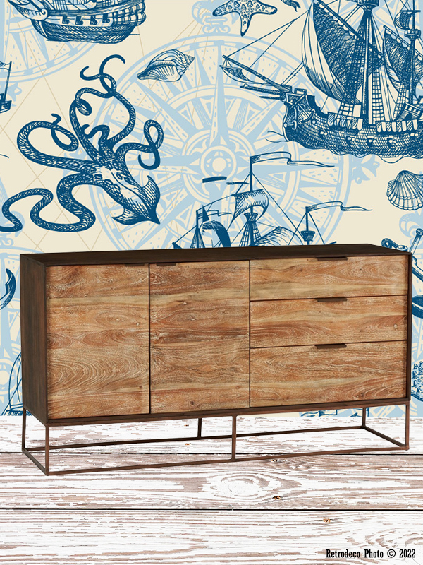 bahut-agra-2-portes-3-tiroirs-athezza-520163.jpg Buffet Agra 2 portes 3 tiroirs déco atelier Athezza – Image 1