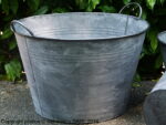 Bassine zinc Urban GM déco campagne Ib Laursen