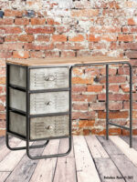 Bureau métal Ostrava 3 tiroirs déco atelier Last Déco