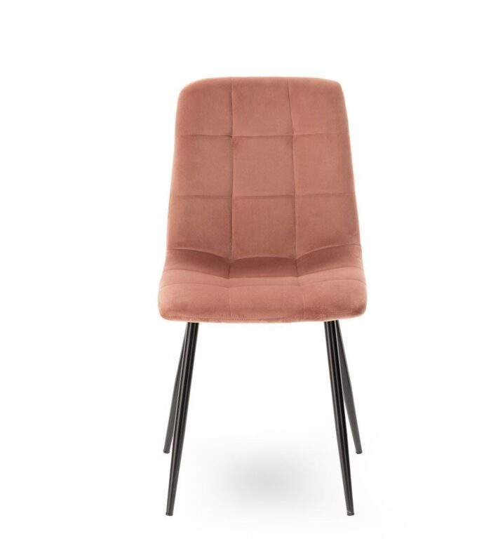 Chaise Manta Velours Rose poudré – Image 4