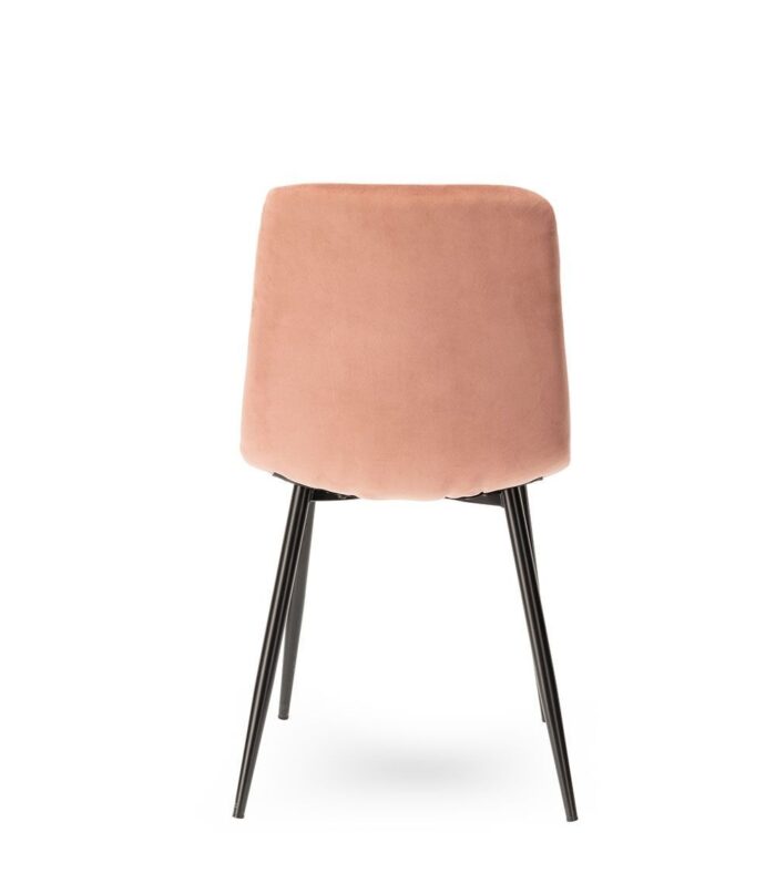 Chaise Manta Velours Rose poudré – Image 3