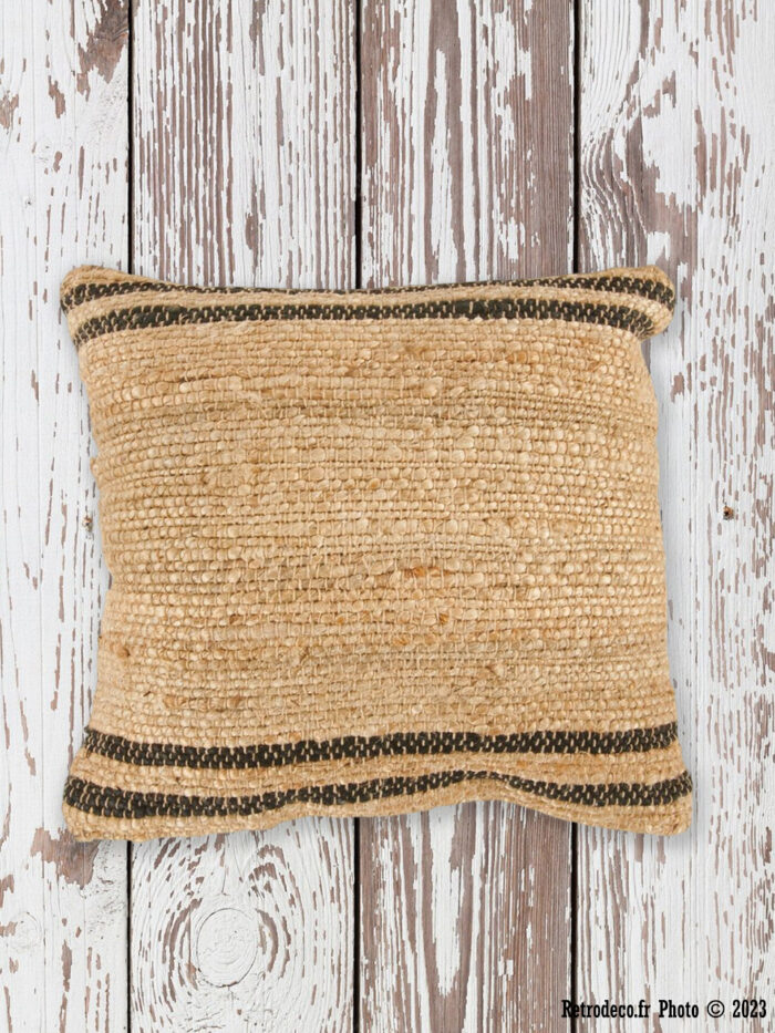 Coussin Nagur 45x45cm déco naturelle Athezza – Image 1