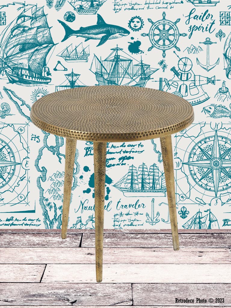 gueridon-macana-athezza-519184.jpg Guéridon Macana 38cm déco ethnique chic Athezza – Image 1