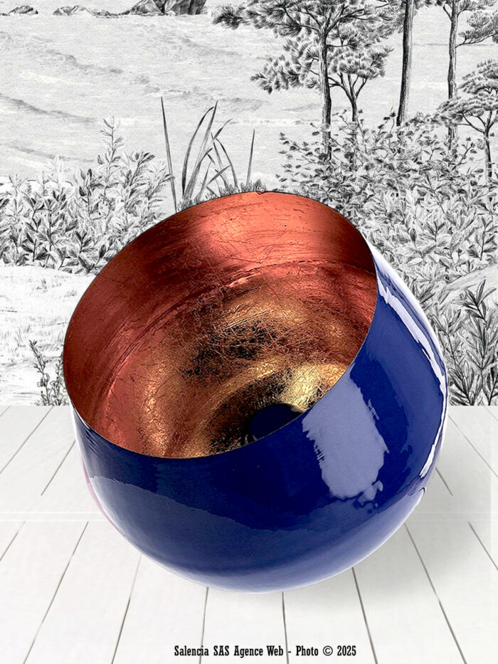 Lampe de sol Sum Bleu Grand modèle Athezza