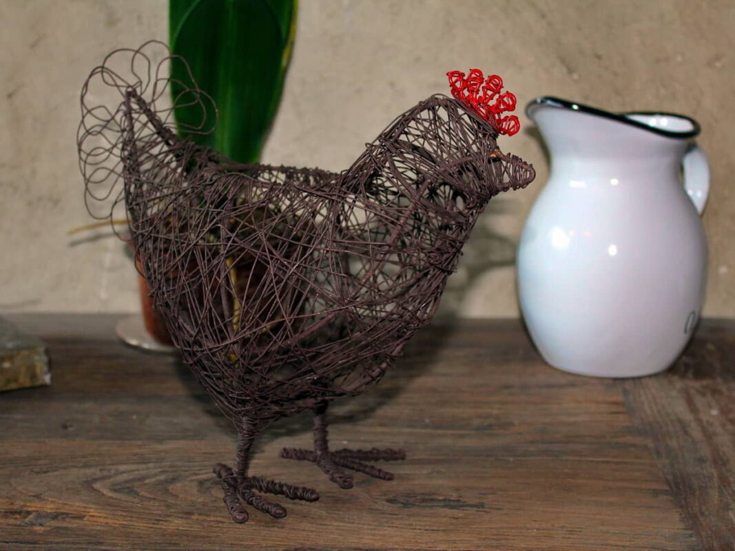 Panier à œufs En Fil Métallique Vintage - 20x15 Cm, Avec Poignée, Pour Fruits, Légumes, Décoration, Pâques