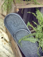 Set de 2 plateaux zinc déco campagne IB Laursen