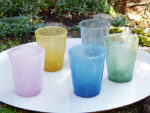 Set de 5 verres colorés soufflés à la main Ib Laursen