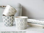 Tasse Casablanca en grès bleu gris (réf.2) Ib Laursen