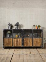 Buffet 4 portes Revol déco atelier Chehoma