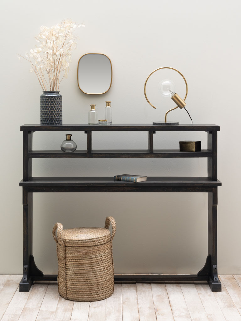 Console-haute-noire-Black-chehoma-32631.jpg Console haute compartimentée Black Chehoma – Image 1