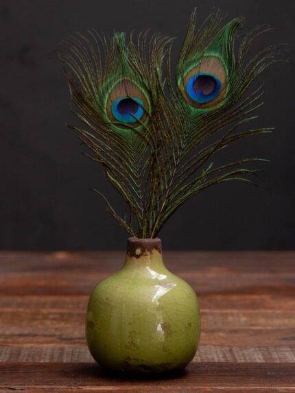 Mini vase vert en céramique Chehoma