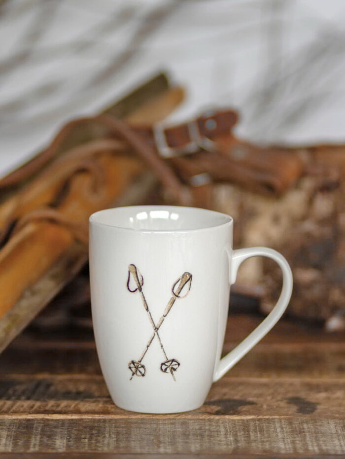Mug vieux bâtons Lapique déco montagne Chehoma – Image 1