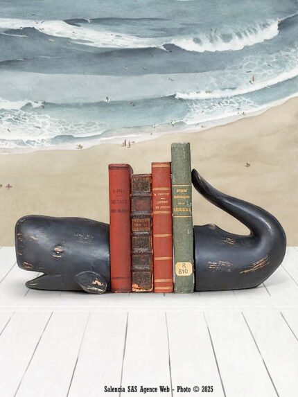 Serre-livres Baleine Chehoma
