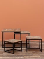 Set 4 tables gigognes teck Wicket – Image 4