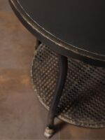 Table d'appoint Henri métal noir – Image 3