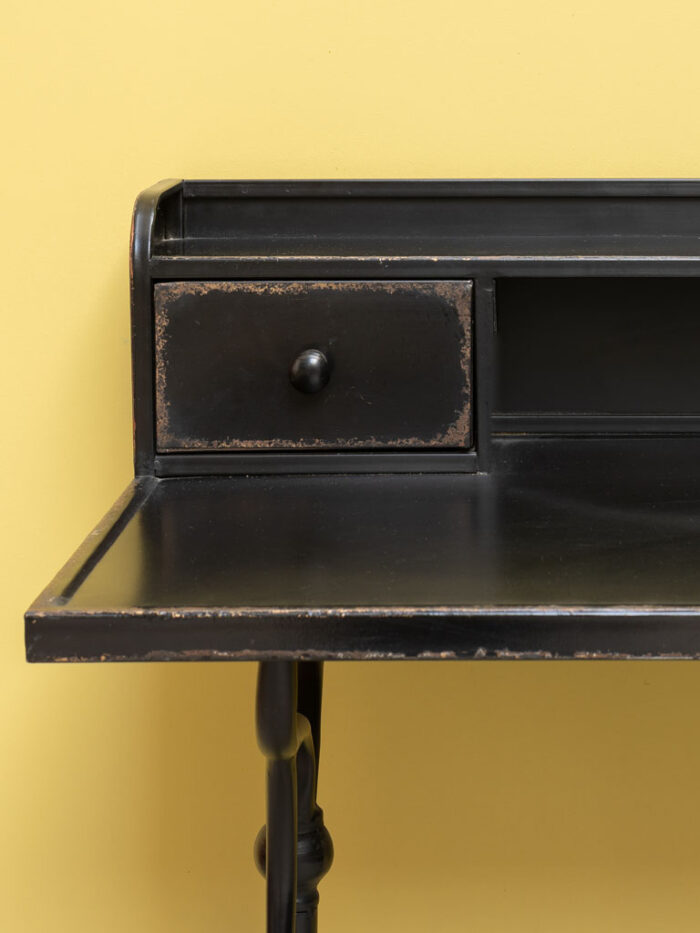 Bureau Henri métal noir antique – Image 5