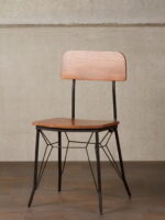 Chaise Carbon manguier métal Chehoma