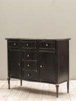 Commode Orléans métal noir Chehoma