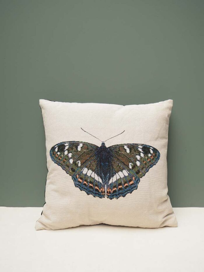 Coussin papillon déco campagne Chehoma – Image 1