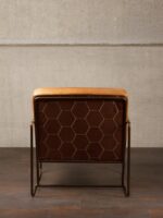 Fauteuil Makine cuir cognac – Image 5