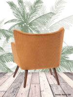 Fauteuil Wayne velours fox Athezza déco vintage – Image 4