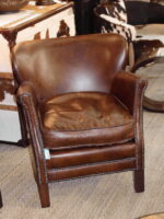 Fauteuil cuir Turner Chehoma