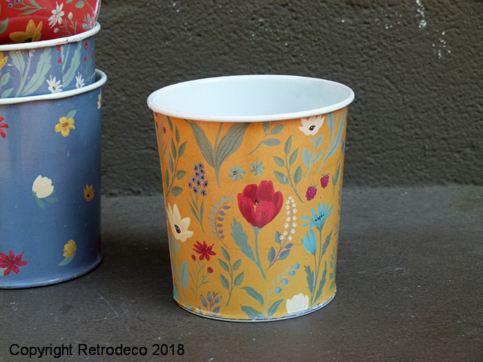 pot_metal_chehoma_23052_3.jpg Pot métal Fleurs des Champs jaune déco cosy Chehoma – Image 1