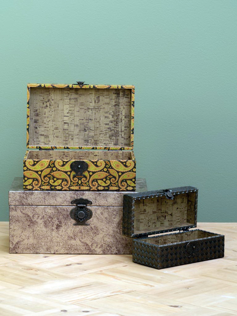 OLYMPUS DIGITAL CAMERA Set de 3 boites vintage déco vintage Chehoma – Image 1