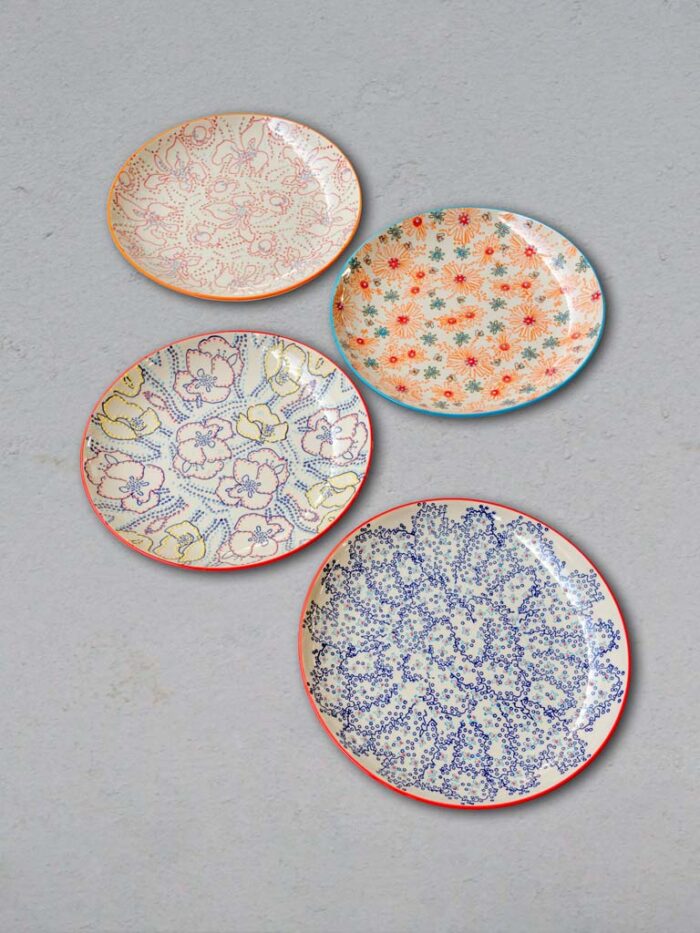 Set 4 assiettes plates Bliss Chehoma