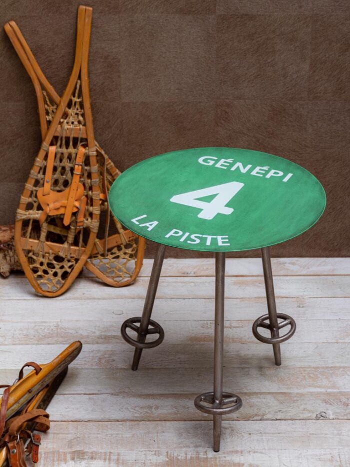 Table d'appoint Piste verte 4 Génépi