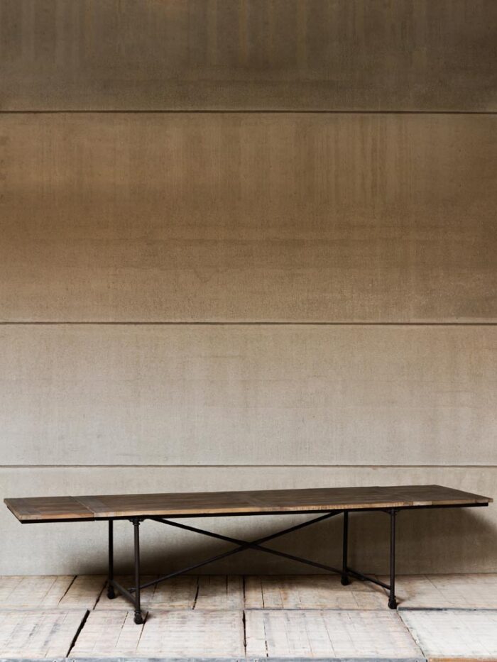 Table tapissier 250 cm et ses 2 rallonges – Image 2