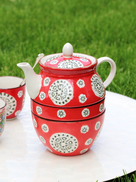 theiere_chehoma_26773_1.jpg Généreuse Bohemian rouge et vert Chehoma déco bohème – Image 1