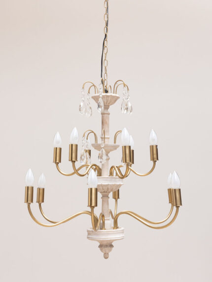 Lustre pampilles Saumur déco de charme Chehoma
