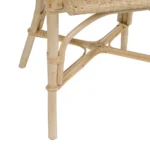 Chaise Bistrot rotin naturel accoudoirs – Image 7