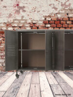 Meuble d'atelier métal patiné Crieff Lastdeco – Image 2