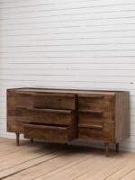 Buffet 2 portes 3 tiroirs Yagua déco vintage Chehoma – Image 2