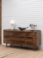 Buffet 2 portes 3 tiroirs Yagua déco vintage Chehoma – Image 5