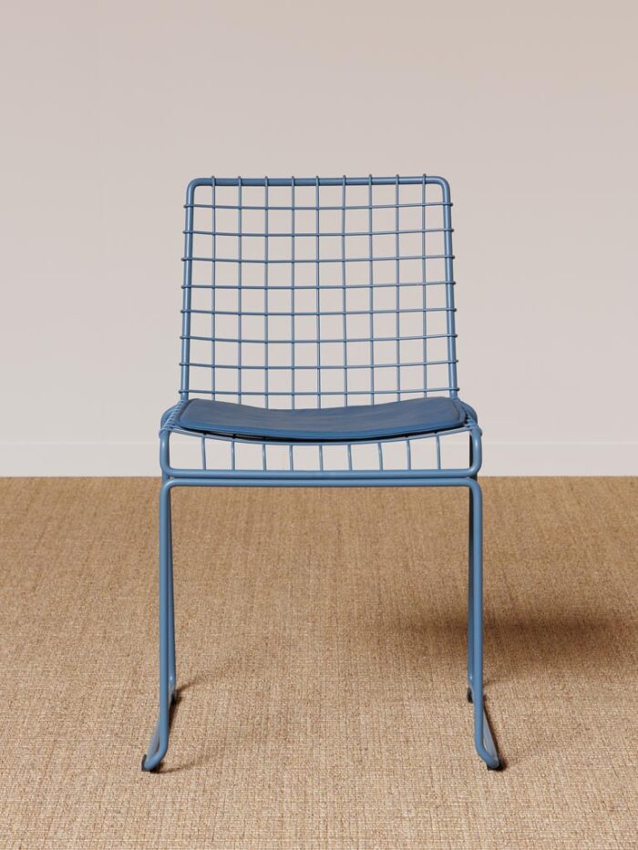 Chaise bleue Kwadro Chehoma – Image 2