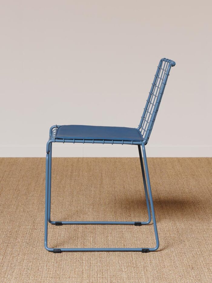 Chaise bleue Kwadro Chehoma – Image 3