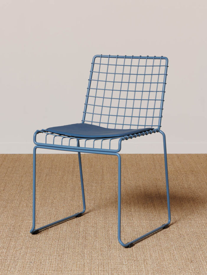 Chaise bleue Kwadro Chehoma – Image 1