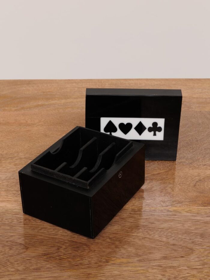 Boîte résine pour 3 jeux de cartes – Image 2
