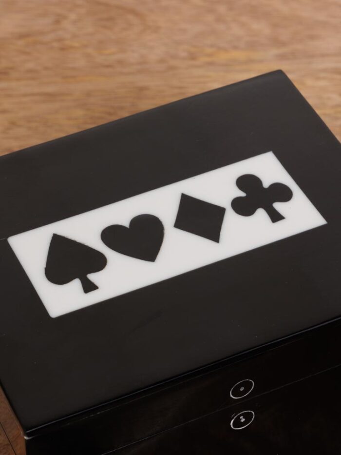 Boîte résine pour 3 jeux de cartes – Image 4