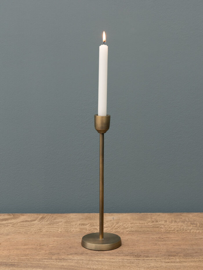 Bougeoir doré simple Grand Chehoma – Image 1