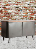 Buffet 1 porte 3 tiroirs Tirkane déco industrielle Lastdeco – Image 4