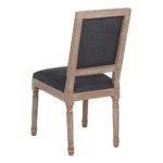 Chaise Castel gris foncé hévéa – Image 4