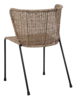 Chaise Clermont rotin pieds métal Retrodeco – Image 5
