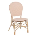 Chaise Sandy beige en rotin simple – Image 6