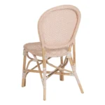 Chaise Sandy beige en rotin simple – Image 4